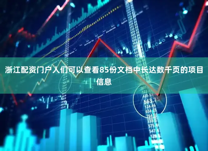 浙江配资门户人们可以查看85份文档中长达数千页的项目信息
