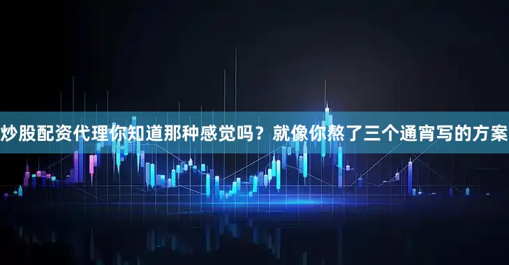 炒股配资代理你知道那种感觉吗？就像你熬了三个通宵写的方案